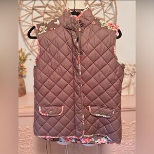 Matilda‎ Jane Brown Floral Vest